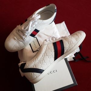 Authentic Gucci tennis shoes
